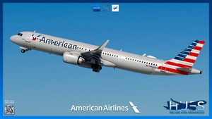 American Airlines Livery Pack | FSLabs A321 NEO | 8K & 4K thumbnail 8