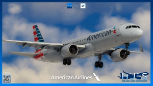 American Airlines Livery Pack | FSLabs A321 NEO | 8K & 4K thumbnail 9