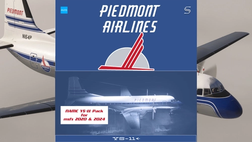 Piedmont Airlines Livery Pack | Ini YS-11