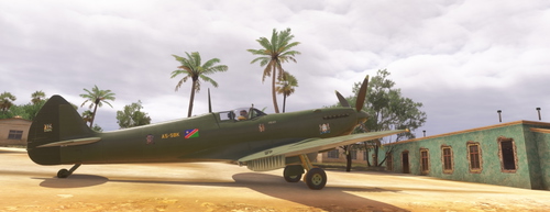 Spitfire Mk.IX FlyingIron green "Kavango" A5-SBK