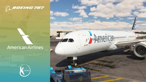 HorizonSim Boeing 787-9 American Airlines N821AN Livery 8K