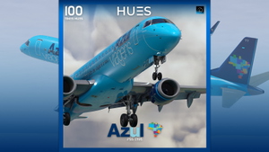 Azul 'Azul viagens' PR-AYY | FSS E195 | 8K thumbnail 1