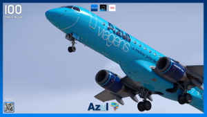 Azul 'Azul viagens' PR-AYY | FSS E195 | 8K thumbnail 4