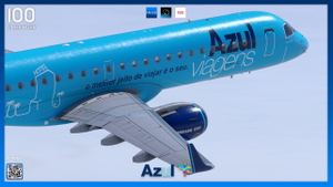 Azul 'Azul viagens' PR-AYY | FSS E195 | 8K thumbnail 5