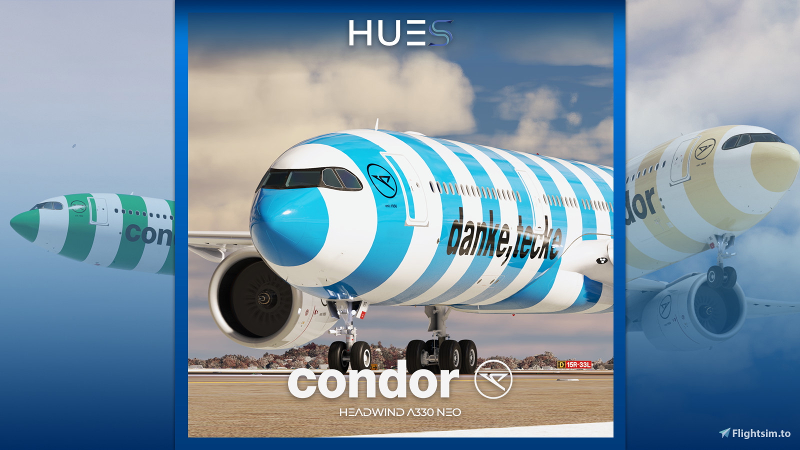 Condor Airlines Livery Pack | Headwind A330 NEO | 8K & 4K - Image 1