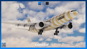 Condor Airlines Livery Pack | Headwind A330 NEO | 8K & 4K thumbnail 2