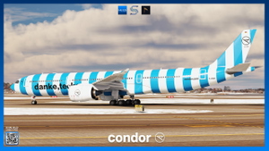 Condor Airlines Livery Pack | Headwind A330 NEO | 8K & 4K thumbnail 4