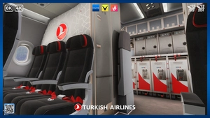 Turkish Airlines TC-JSL  w/Cabin | Fenix A321 IAE SL [8K/4K] thumbnail 7