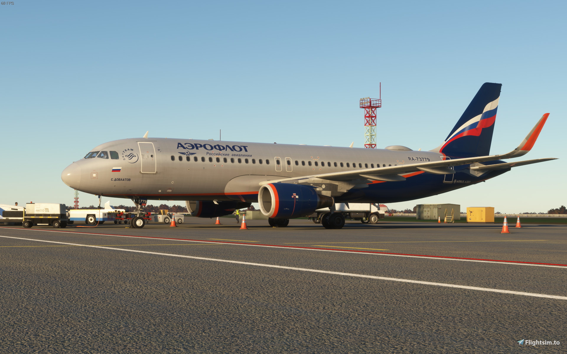 Fenix Simulation A320 Sharklet Aeroflot PACK: RA-73758, RA-73770, RA-73779 [8K] w/Cabin - Image 1