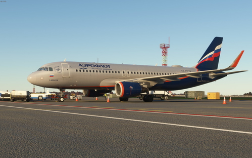Fenix Simulation A320 Sharklet Aeroflot PACK: RA-73758, RA-73770, RA-73779 [8K] w/Cabin