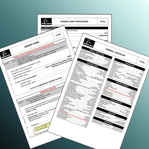 Boeing 737MAX Normal Checklist