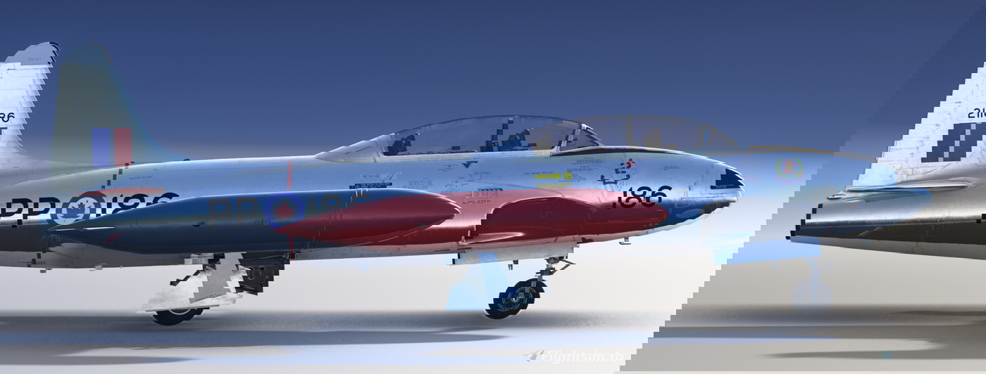 Canadair T-33 Mk.3, MSFS2024, 21186 of 2 Advanced Flying School, RCAF ...