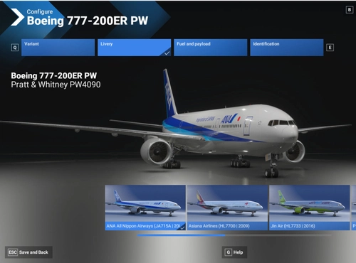 777 Thumbnail preset for MSFS2024
