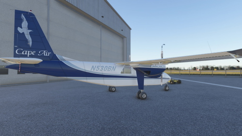 BBS BN2 Islander Cape Air N530BN livery for MSFS2024
