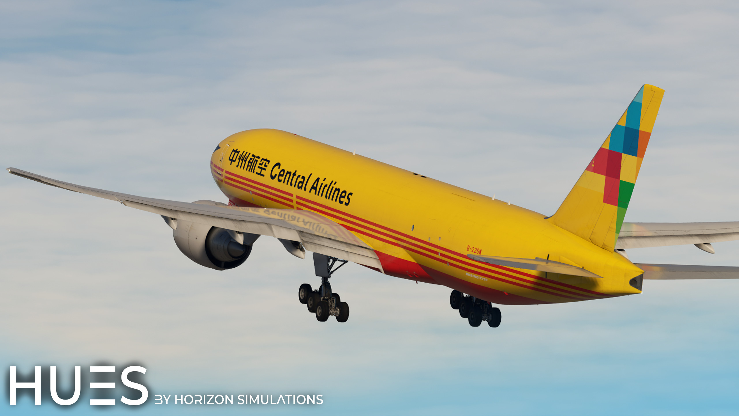 8K + 4K] Central Airlines DHL Pack | PMDG Boeing 777F - Aircraft
