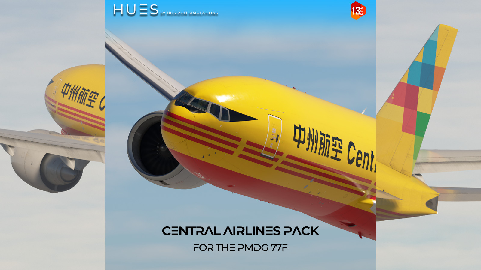 8K + 4K] Central Airlines DHL Pack | PMDG Boeing 777F - Aircraft