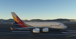 [8k] Asiana Airlines HL7640 │ FlyByWire A380X thumbnail 2