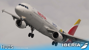 [8K EIS1] Iberia EC-ILP "El Salvador, Surf City" | Fenix A321 CFM thumbnail 1
