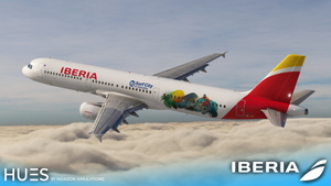 [8K EIS1] Iberia EC-ILP "El Salvador, Surf City" | Fenix A321 CFM thumbnail 9