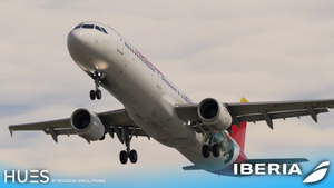 [8K EIS1] Iberia EC-ILP "El Salvador, Surf City" | Fenix A321 CFM thumbnail 11