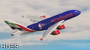 [8K/4K] Emirates A6-EOD "NBA" | FlyByWire A380X thumbnail 3