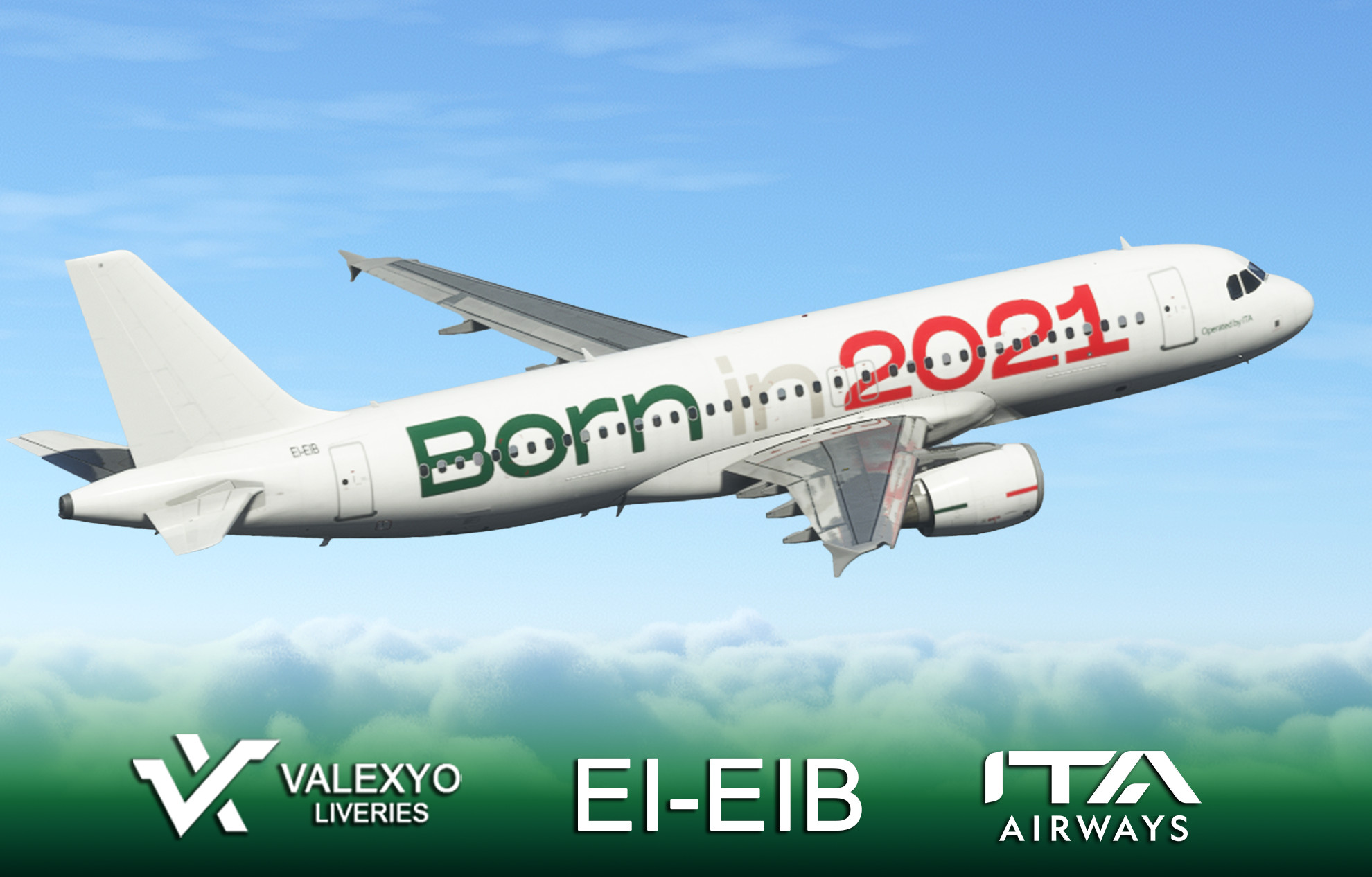 ITA Airways "Born in 2021" [EI-EIB 2021] - Fenix A320 CFM [8K] - Aircraft  Liveries for MSFS | Flightsim.to