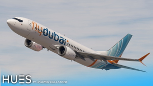 [8K] FlyDubai A6-FMJ | iFly 737max thumbnail 1