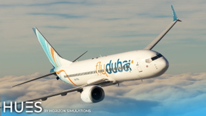 [8K] FlyDubai A6-FMJ | iFly 737max thumbnail 4