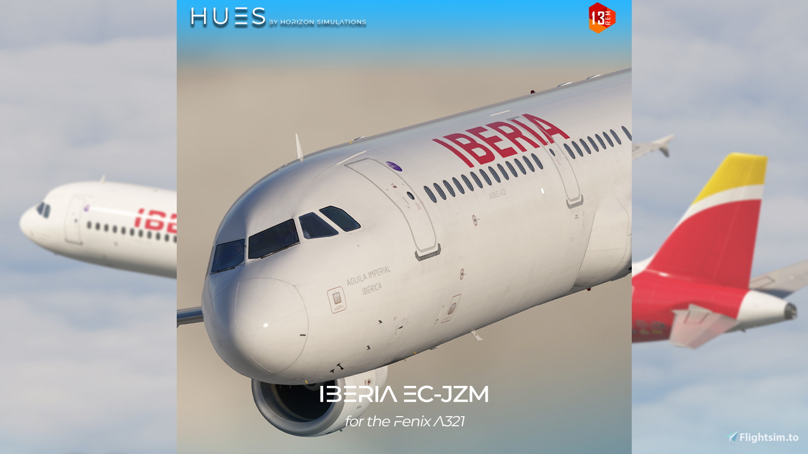 [8K+4K] Iberia EC-JZM "Cantabria Infinita" | Fenix A321 CFM - Image 1