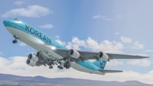 [8K] Korean Air New Livery (HL7644) - Salty B747-8 - MSFS2020 thumbnail 7