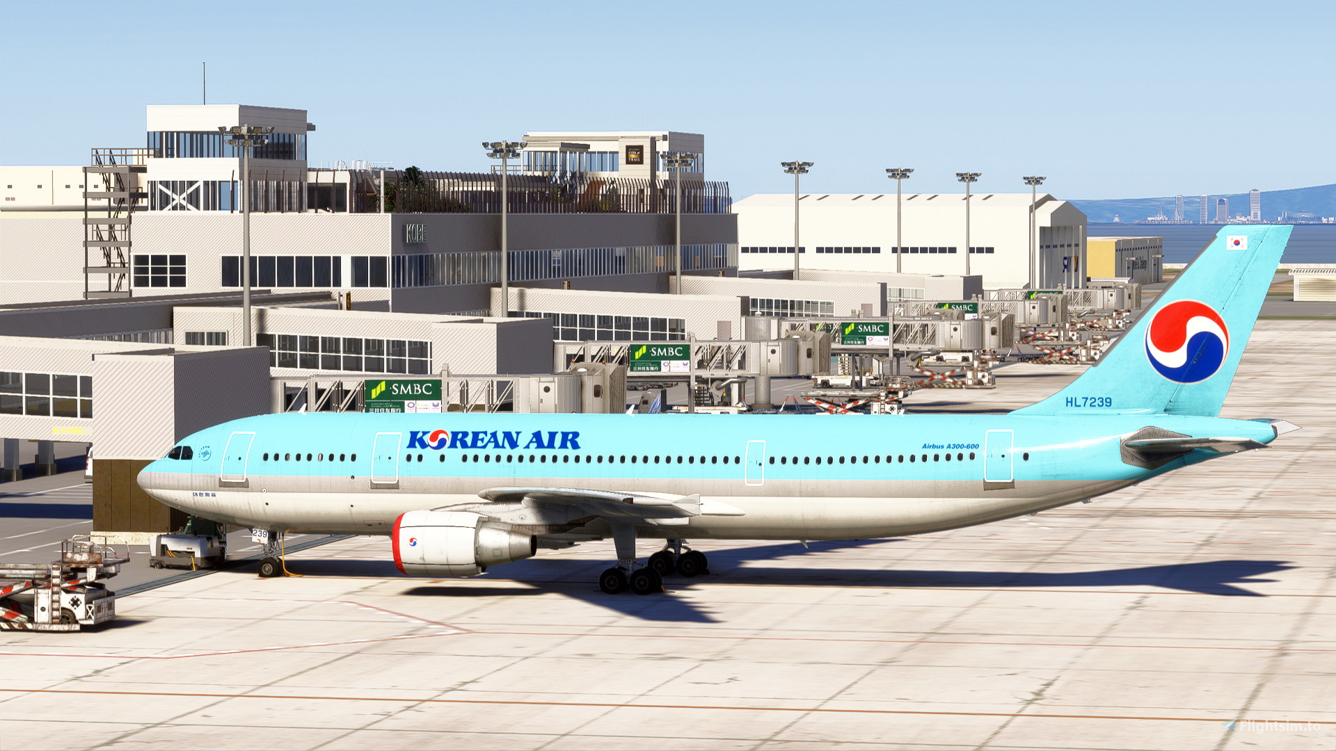 8K] Korean Air PW ver. A300-600R/F Livery Package ( with cabin