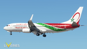 Royal Air Maroc CN-RNZ (Mosaic Special)  w/Cabin  |  PMDG 738 (FS2020) thumbnail 3