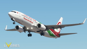 Royal Air Maroc CN-RNZ (Mosaic Special)  w/Cabin  |  PMDG 738 (FS2020) thumbnail 4