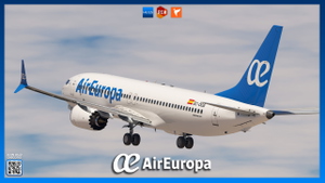 [8K+4K] Air Europa EC-OGS | iFly 737 MAX 8 thumbnail 9