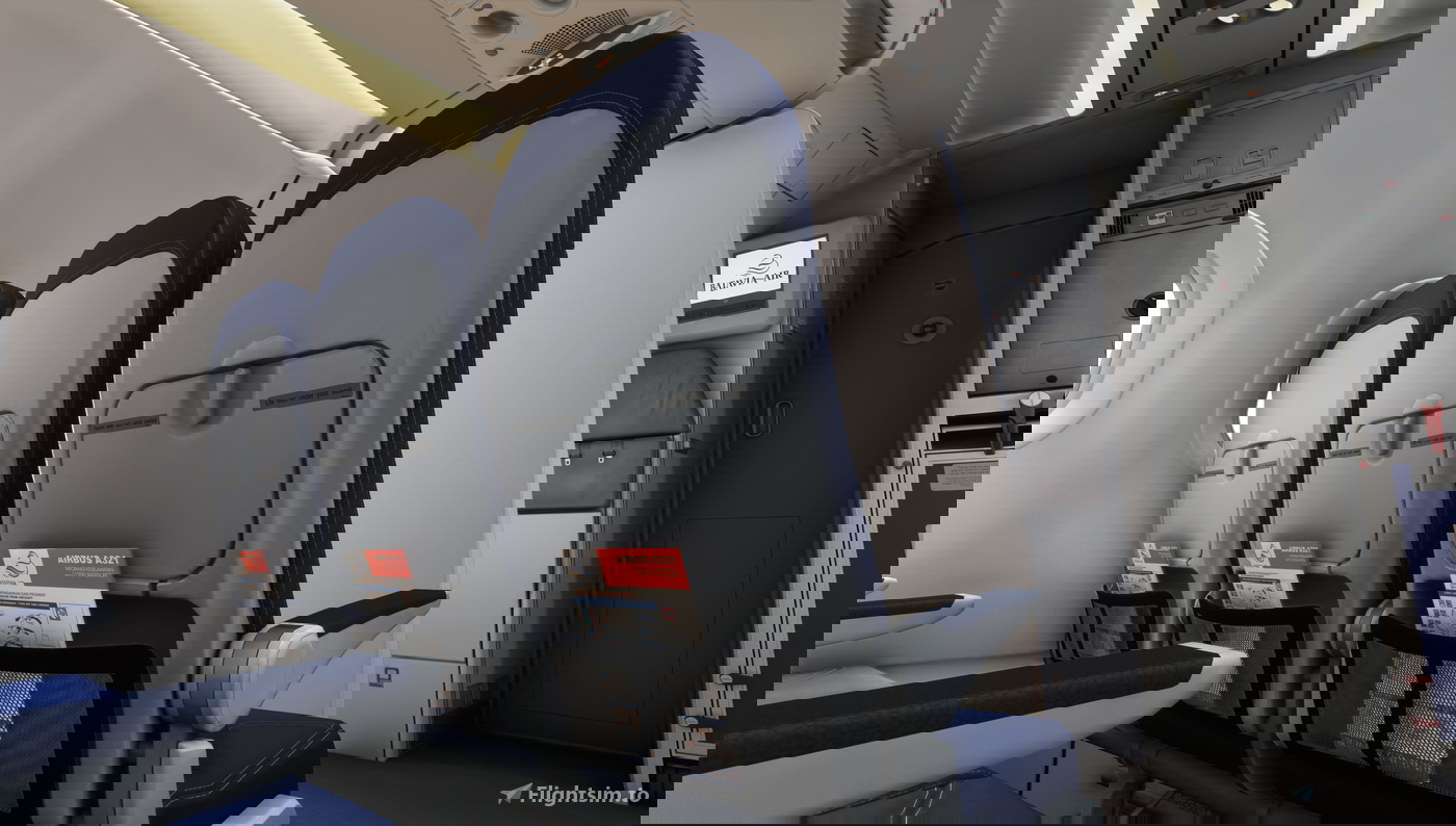 [8K/4K] Batavia Air PK-YUF for Fenix Simulations A321 w/ Cabin for ...