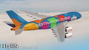 [8K/4K] Emirates A6-EES "Destination Dubai" | FlyByWire A380X thumbnail 2