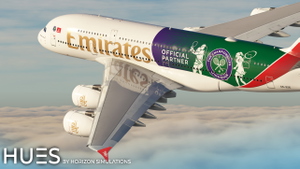 [8K/4K] Emirates A6-EOE "Wimbledon" | FlyByWire A380X thumbnail 1