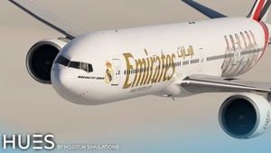 [8K+4K] Emirates A6-EQD (Real Madrid 2025) | PMDG 777-300ER thumbnail 6