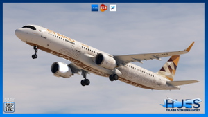 [8K+4K] Etihad Airways A6-AEN "20 Years" | FSLabs A321neo thumbnail 2