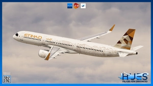 [8K+4K] Etihad Airways A6-AEN "20 Years" | FSLabs A321neo thumbnail 4