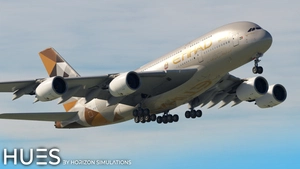 [8K/4K] Etihad Airways A6-API | FlyByWire A380X thumbnail 2