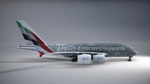 [8K/4K] FlyByWire A380X Emirates A6-EUE - Skywards 25 years anniversary thumbnail 1
