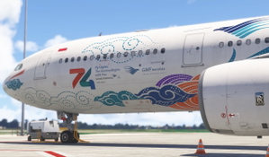 [8K/4K] Garuda Indonesia (74th Anniversary c/s) PK-GPZ for iniBuilds A330-300RR MSFS2024 w/ Cabin thumbnail 5