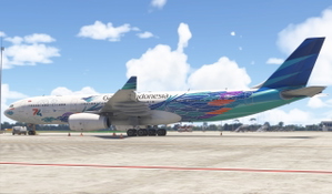 [8K/4K] Garuda Indonesia (74th Anniversary c/s) PK-GPZ for iniBuilds A330-300RR MSFS2024 w/ Cabin thumbnail 7