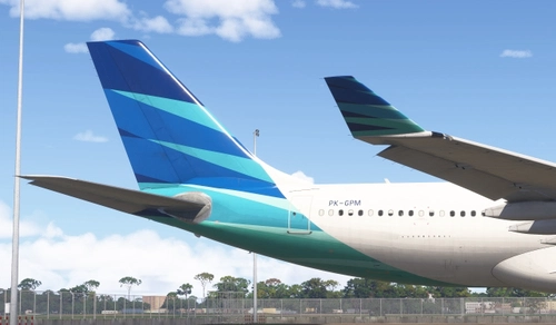 [8K/4K] Garuda Indonesia Fleet Pack for iniBuilds A330-200RR MSFS2024 w/ Cabin
