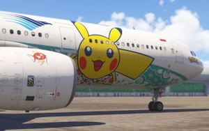 [8K/4K] Garuda Indonesia (Pikachu Jet GA-2) PK-GPY for iniBuilds A330-300RR MSFS2024 w/ Cabin thumbnail 9