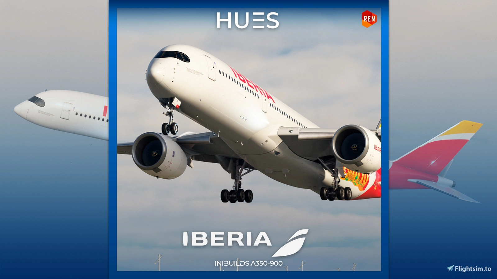 [8K+4K] Iberia EC-NIG "Madrid" | IniBuilds A350-900 - Image 1