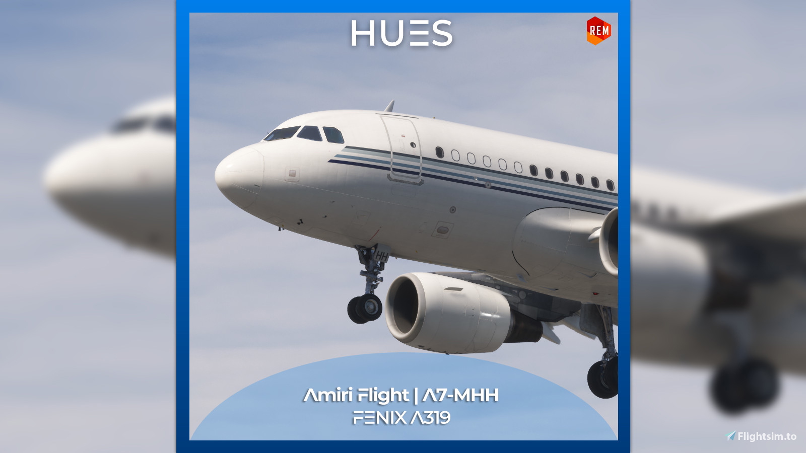8K+4K BFU] Qatar Amiri Flight A7-MHH | Fenix A319 - Aircraft