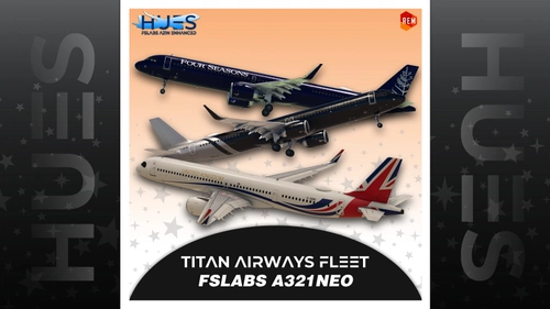 [8K+4K] Titan Airways Fleet | FSLabs A321neo
