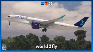 [8K+4K] World2Fly Fleet Pack | IniBuilds A350-900 thumbnail 2